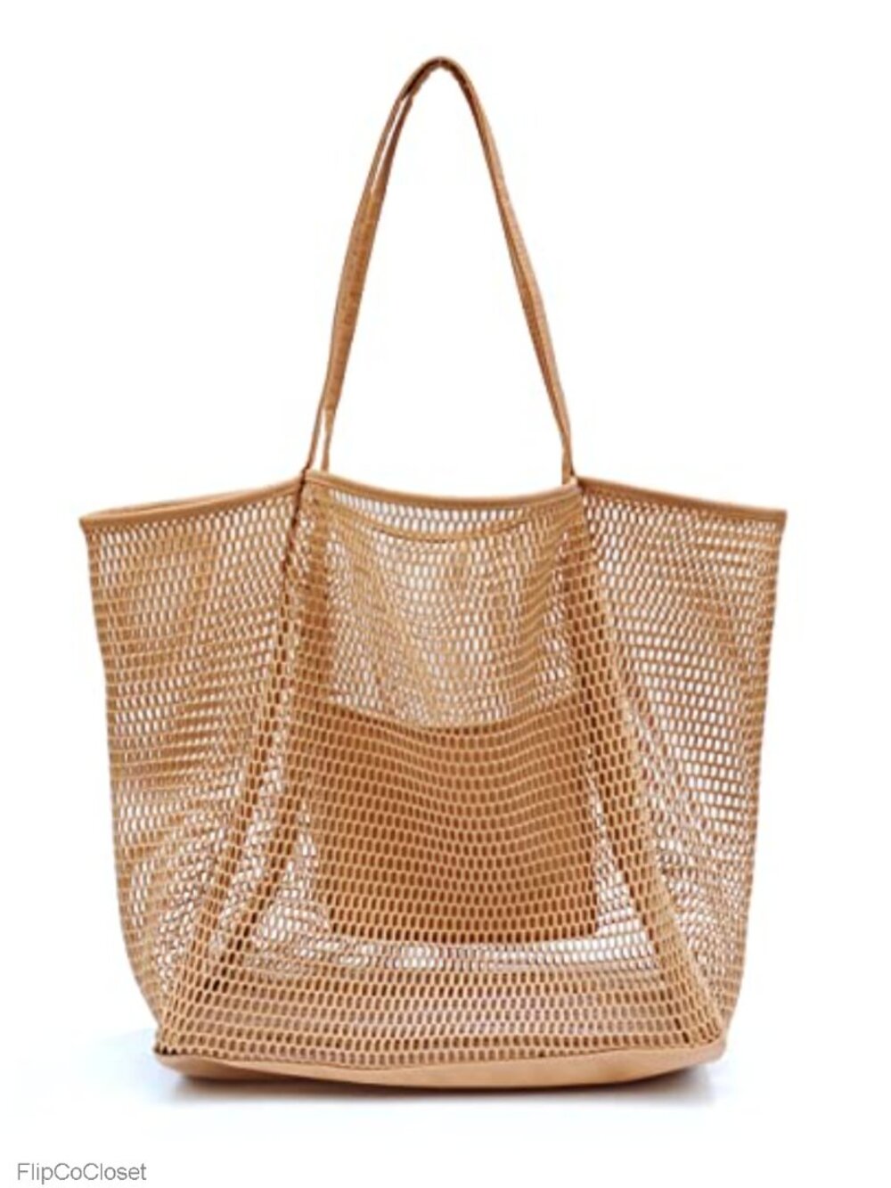 Mesh Beach Tote Nylon Polyester Shoulder Bag